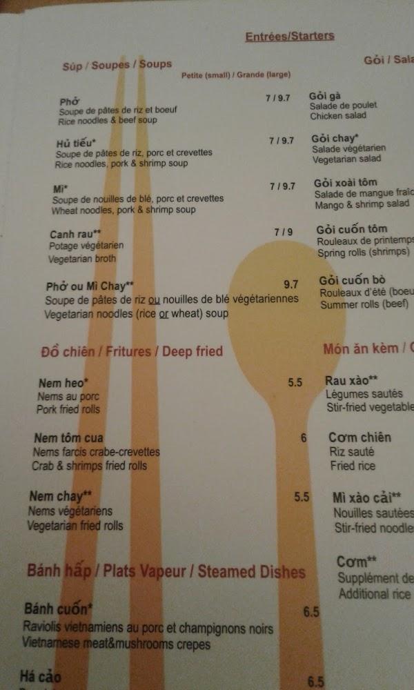 Foyer Mon Vietnam - Menu Image 4